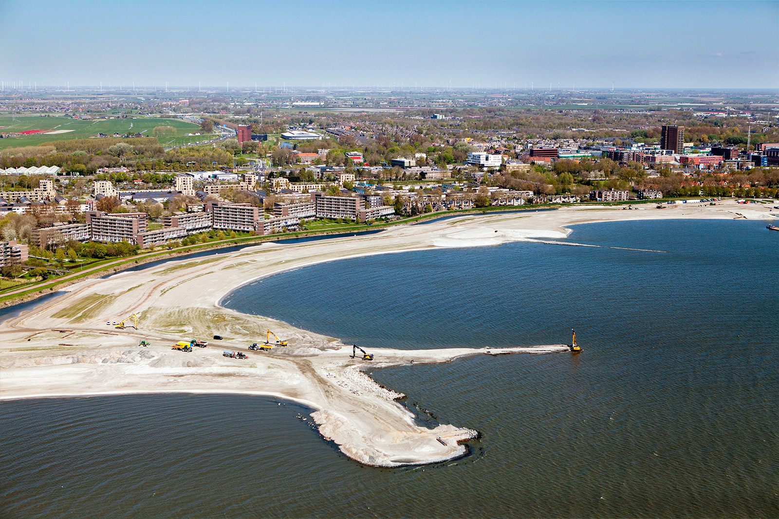 New city beach of Hoorn