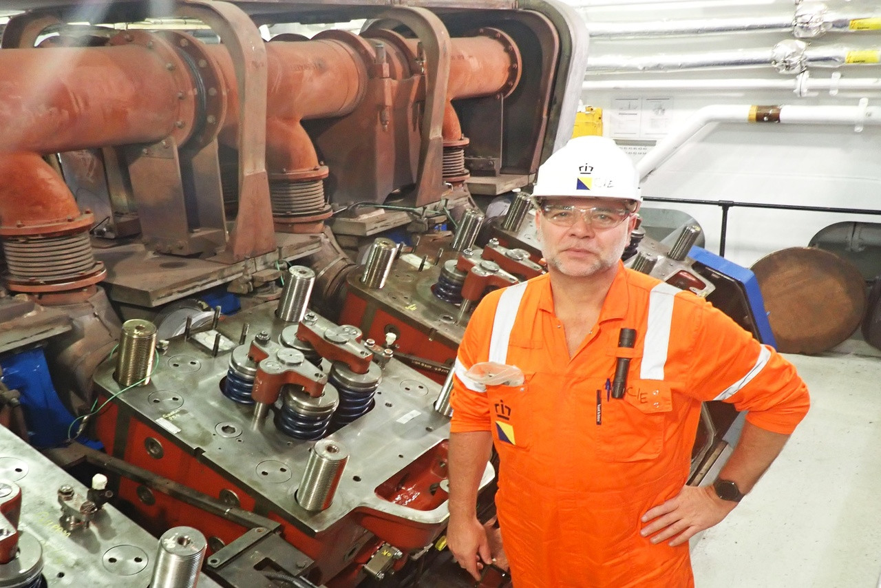 Chief engineer Marco Stuijts