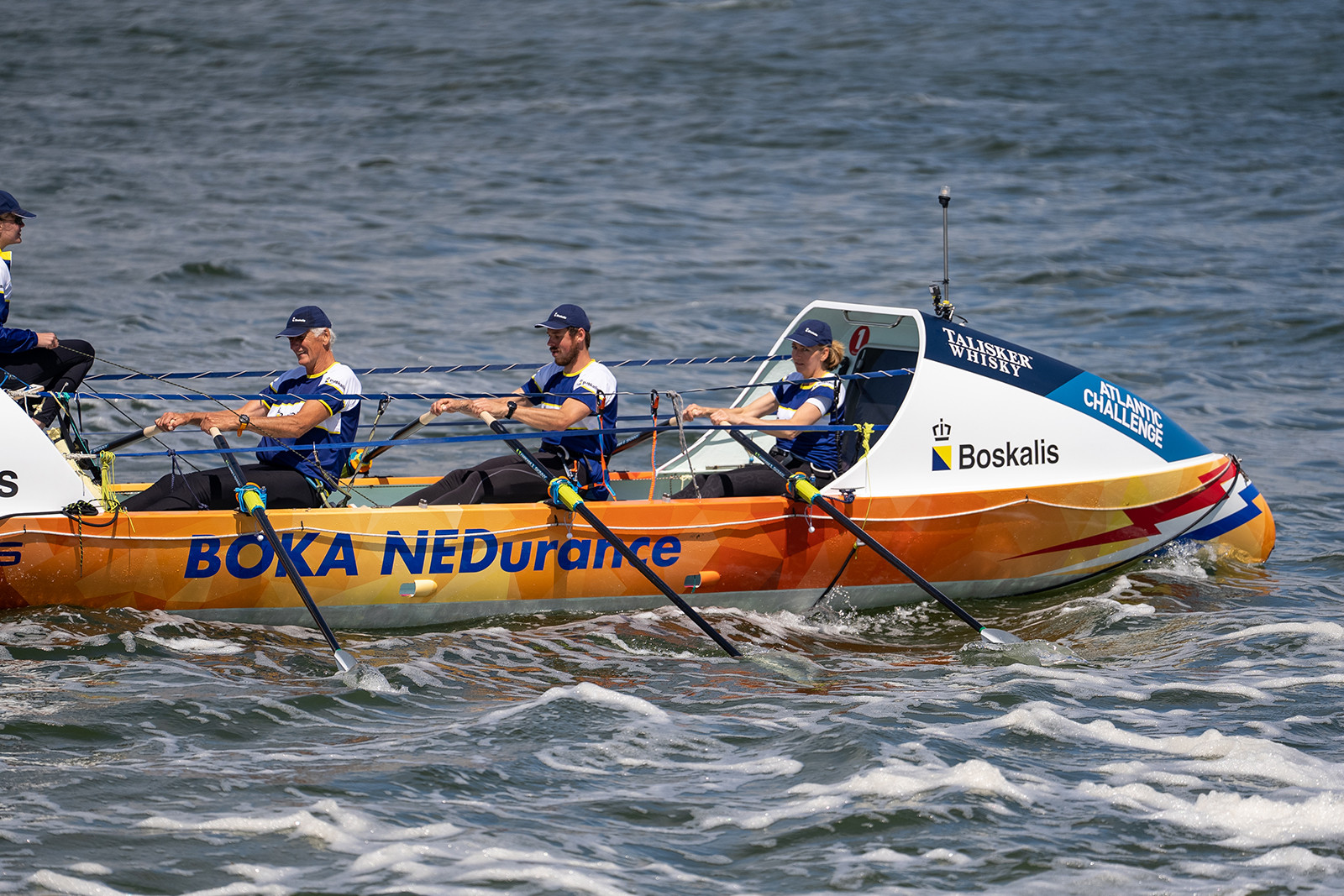 Team BOKA NEDurance practicing off the Dutch coast