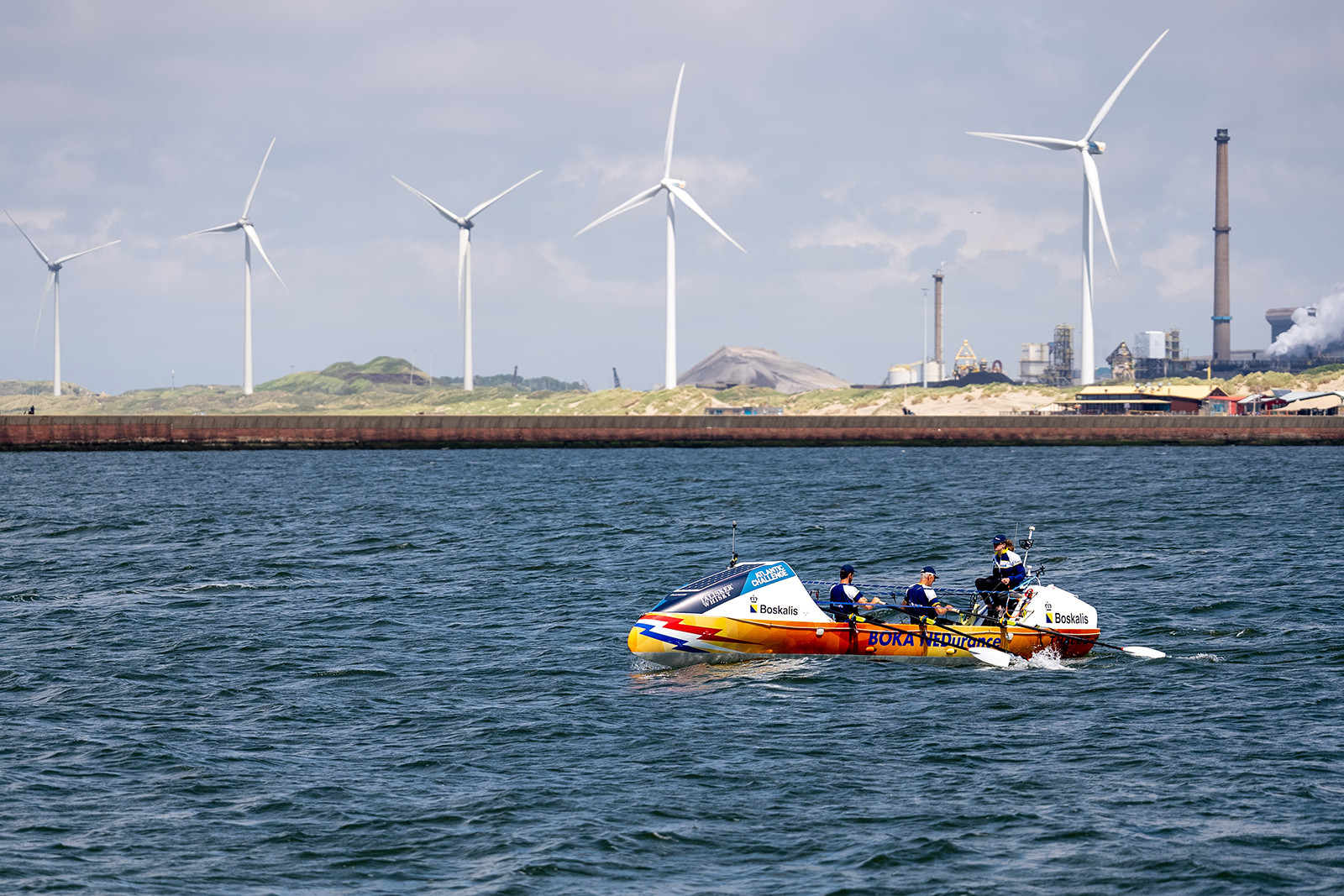 Team BOKA NEDurance practicing off the Dutch coast