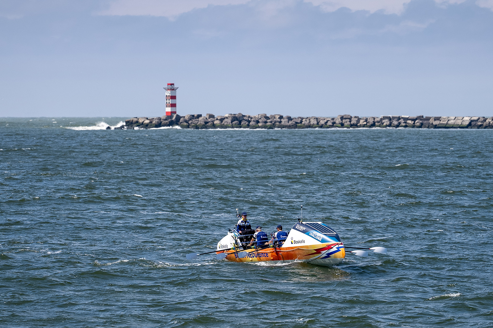 Team BOKA NEDurance practicing off the Dutch coast