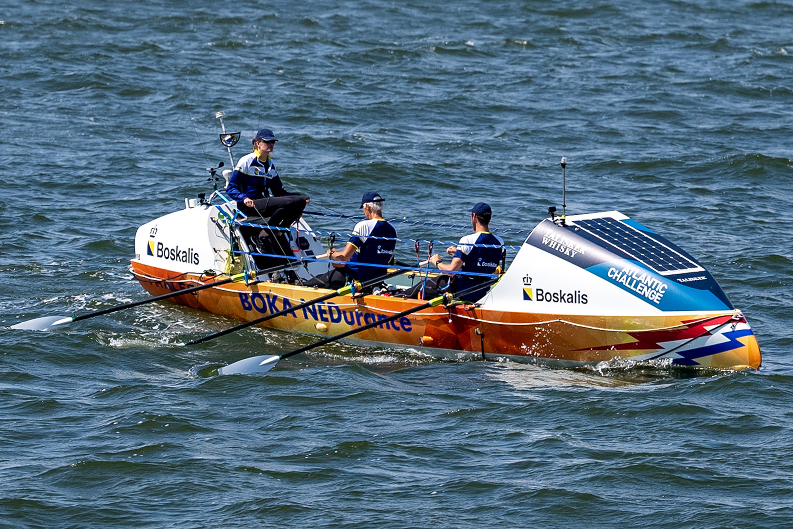 Team BOKA NEDurance practicing off the Dutch coast