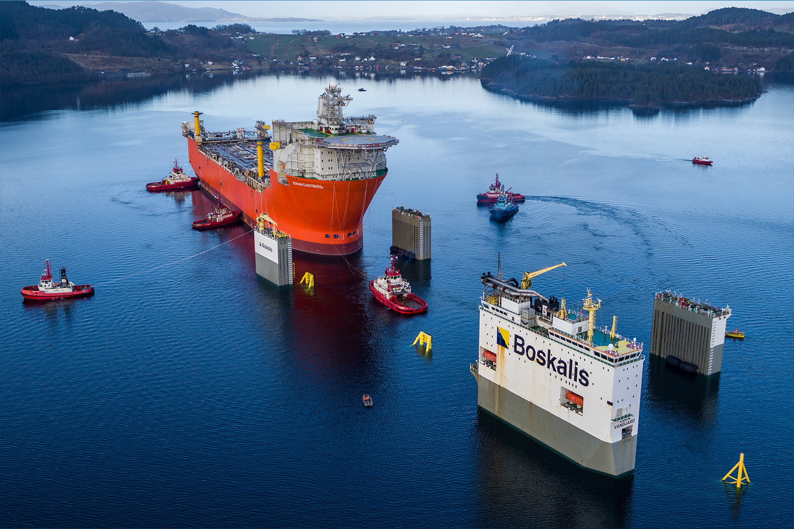 The float-off operation in Norway