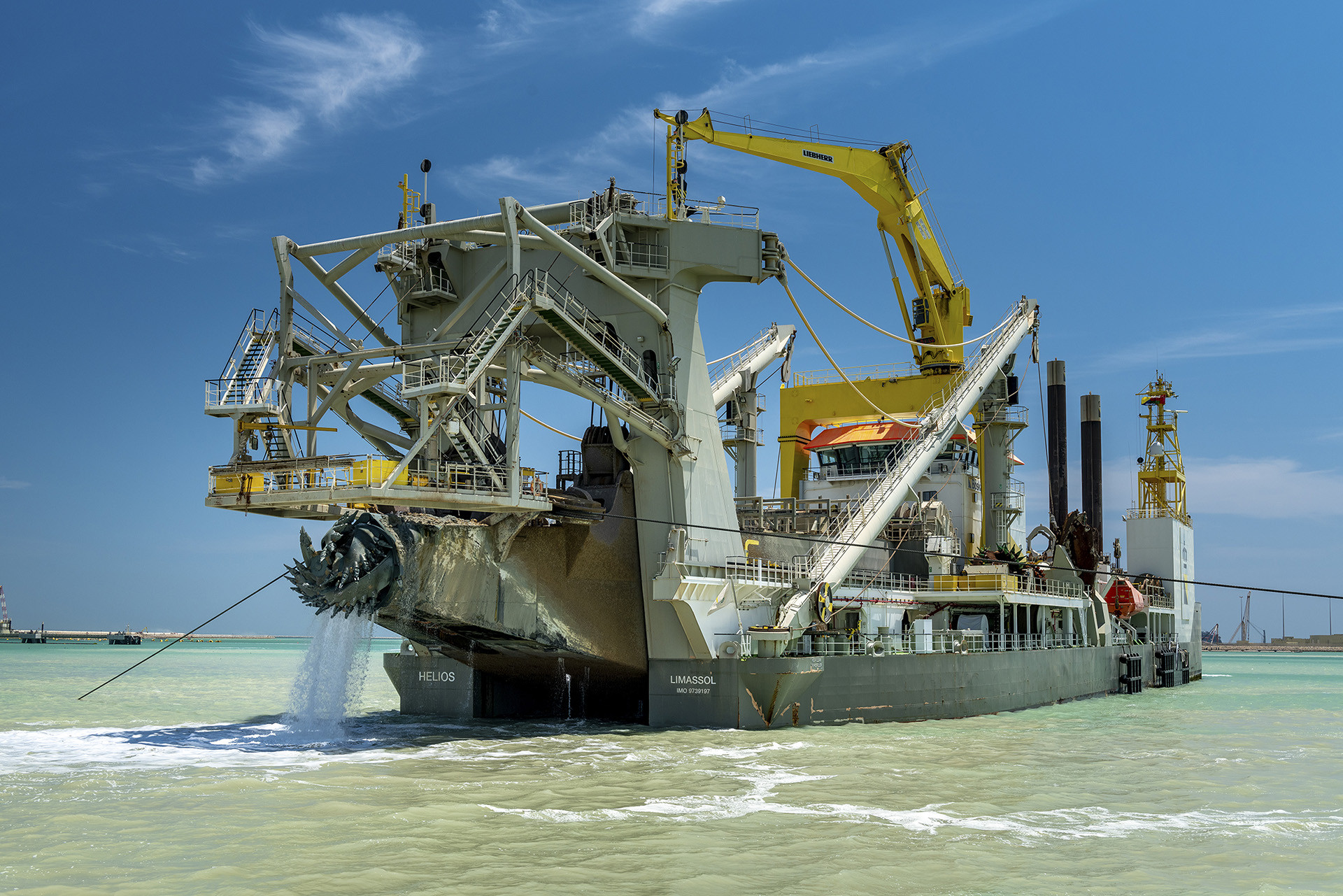 The mega-cutter Helios – one of the industry’s most powerful cutter suction dredgers