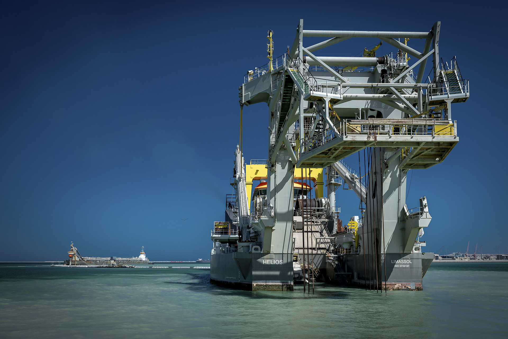 The mega-cutter Helios – one of the industry’s most powerful cutter suction dredgers
