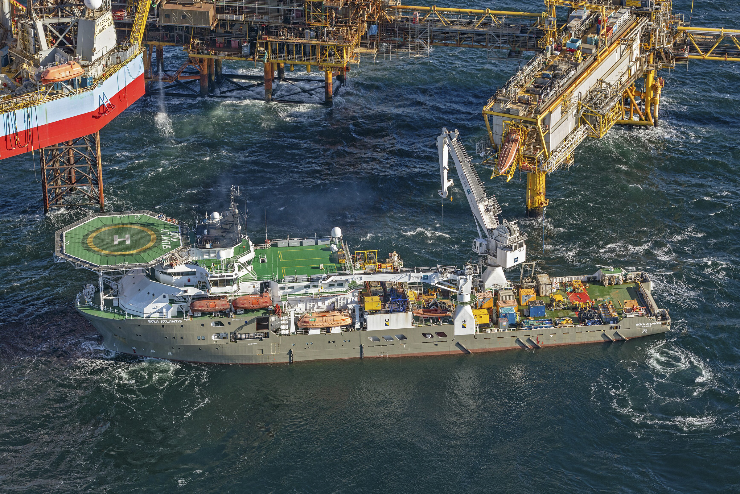 DSV BOKA Atlantis at work on the North Sea