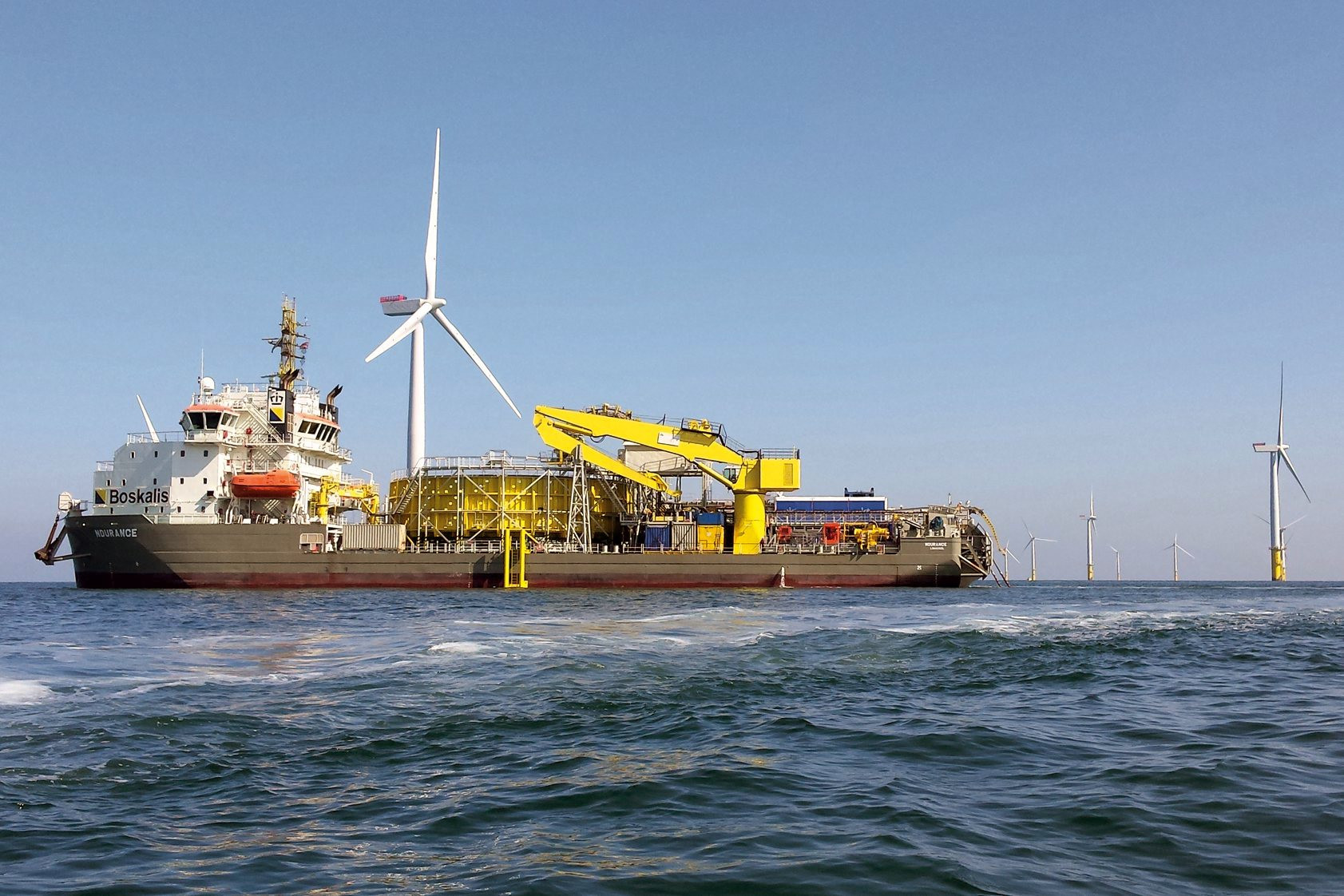 Ndurance on the West of Duddon Sands wind farm